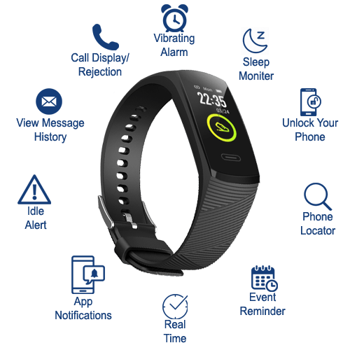 Smartfit fitlife hr 2025 activity tracker